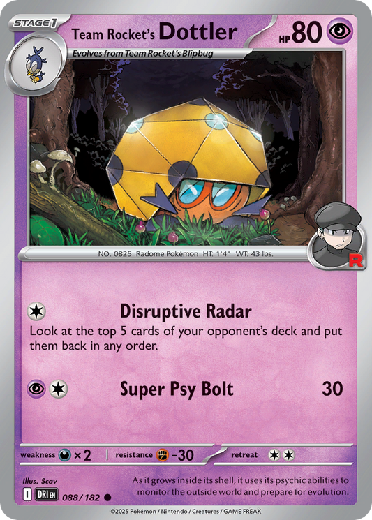 Team Rocket's Dottler [Destined Rivals-88]