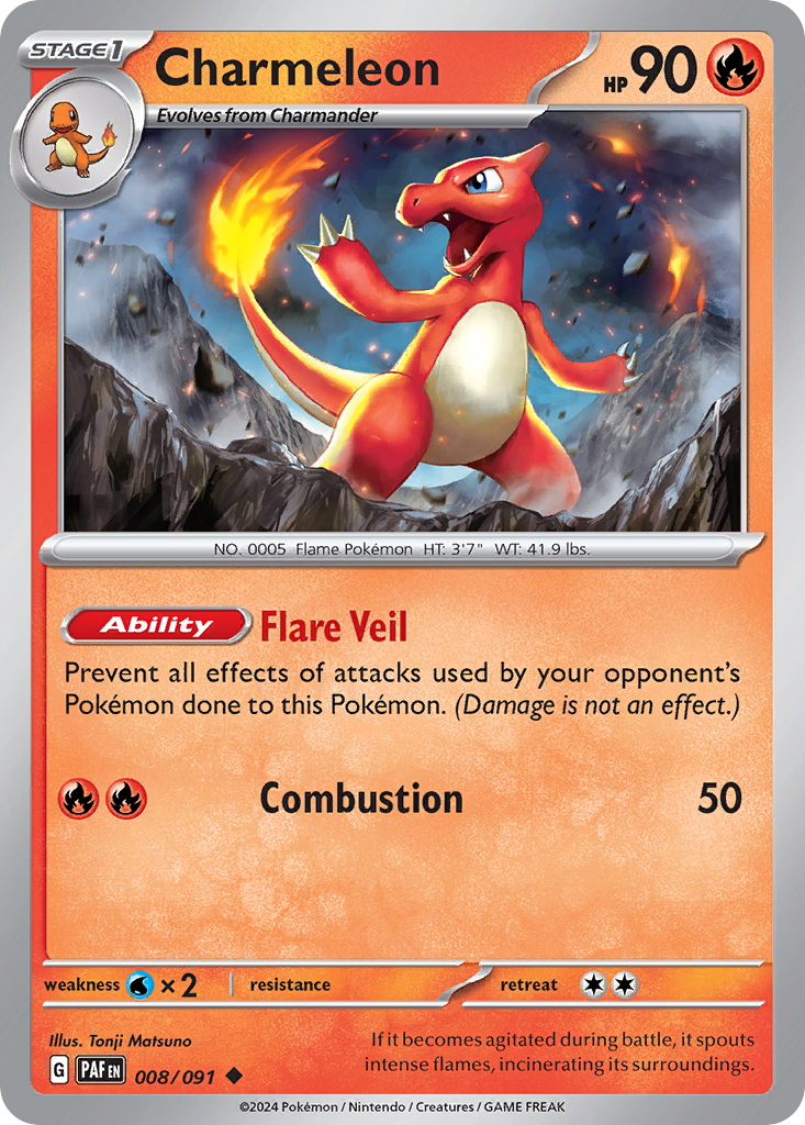 Charmeleon [Paldean Fates-8]