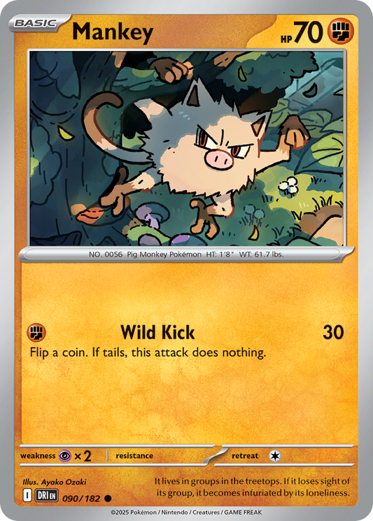 Mankey [Destined Rivals-90]