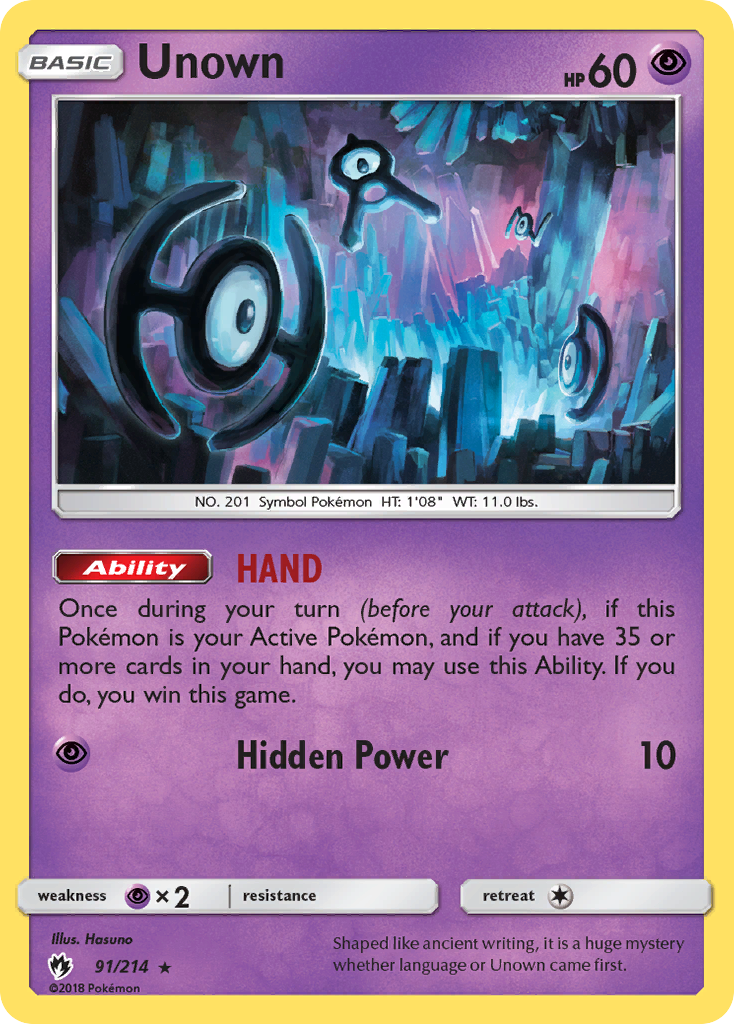 Unown [Lost Thunder-91]
