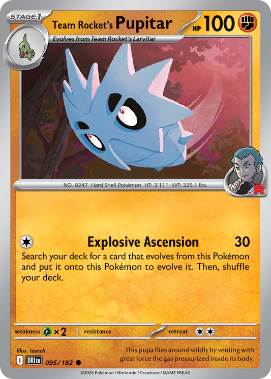 Team Rocket's Pupitar [Destined Rivals-95]