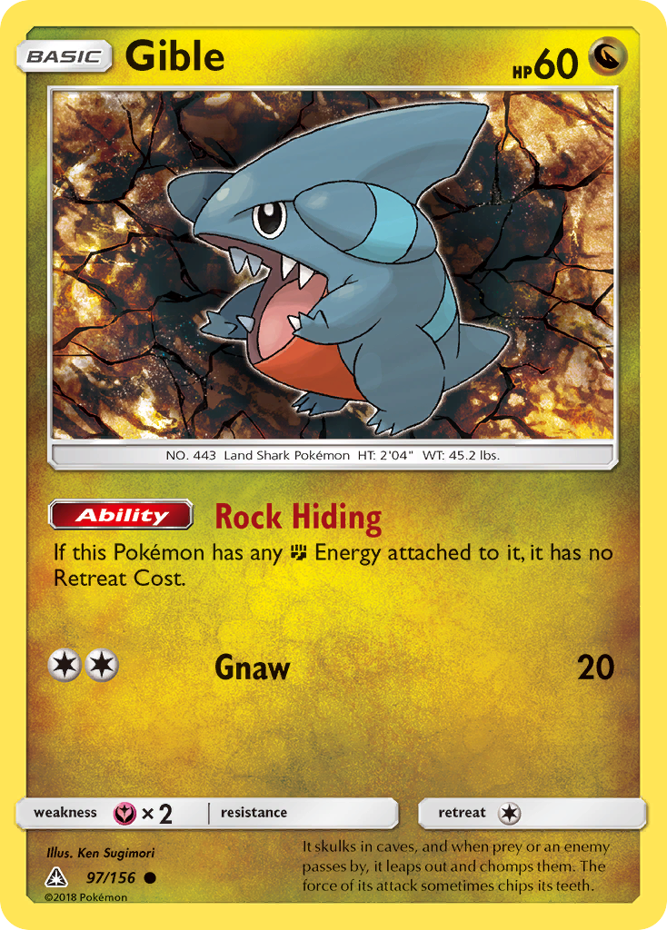 Gible [Ultra Prism-97]