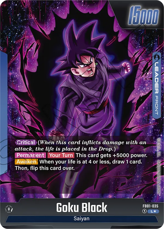 Goku Black (FB01 035) - Alt Art A1
