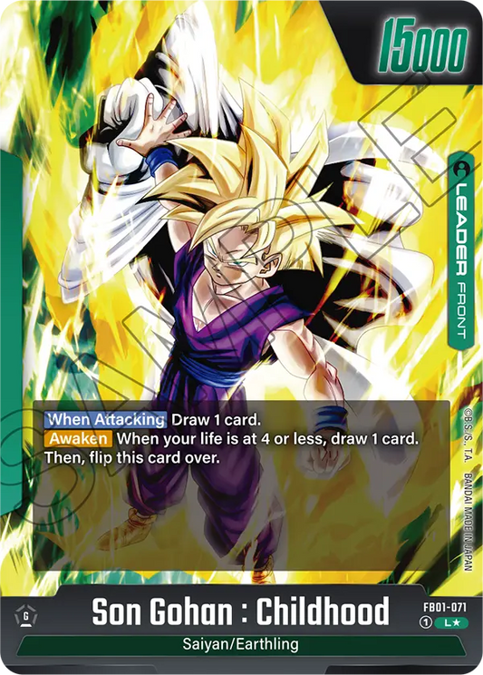 Son Gohan : Childhood (FB01 071) - Alt Art A1