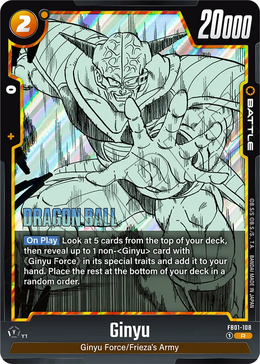 Ginyu (SB02 108) - Alt Art A3