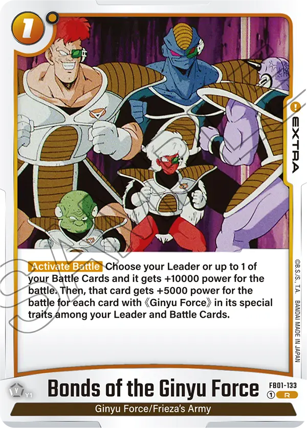 Bonds of the Ginyu Force (FB01 133)