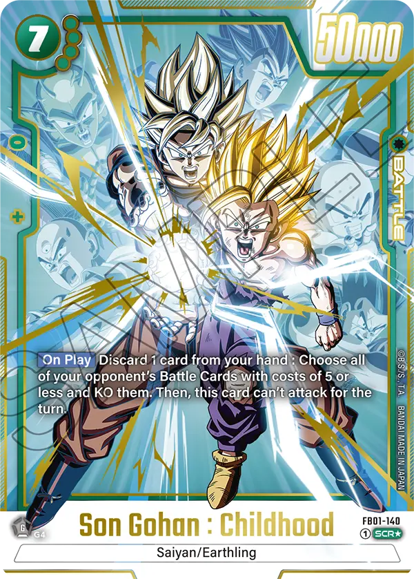 Son Gohan : Childhood (FB01 140) - Alt Art A1