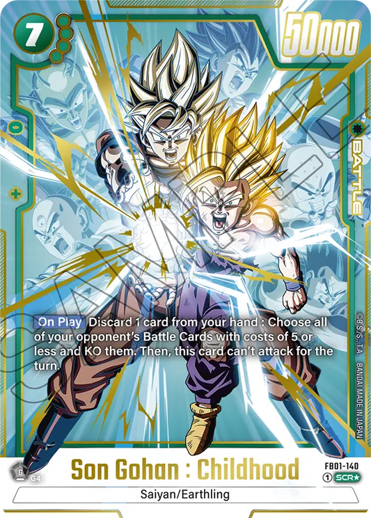 Son Gohan : Childhood (FB01 140) - Alt Art A1