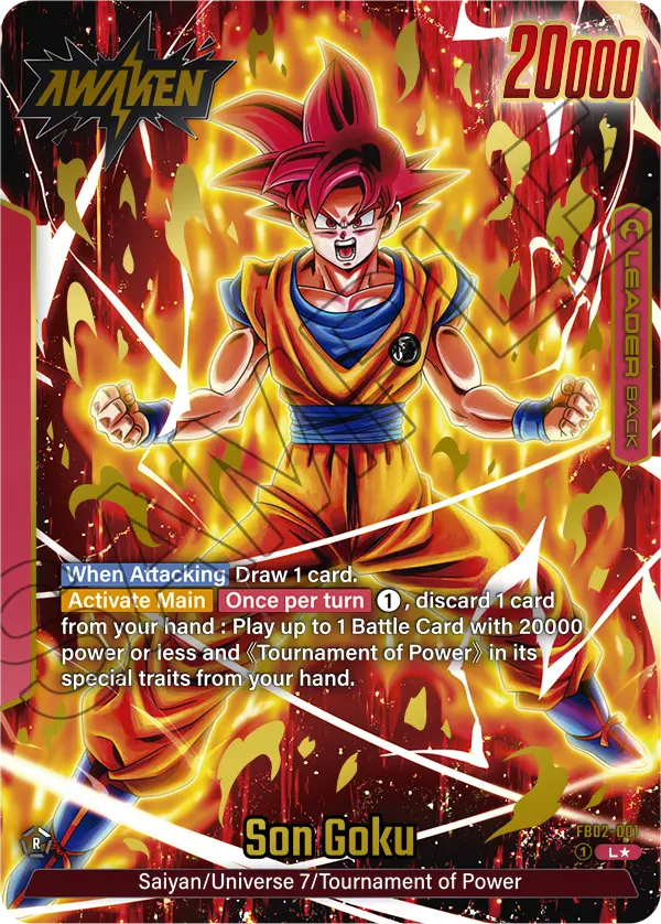 Son Goku (FB02 001) - Alt Art A1
