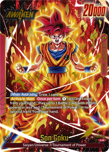 Son Goku (FB02 001) - Alt Art A1