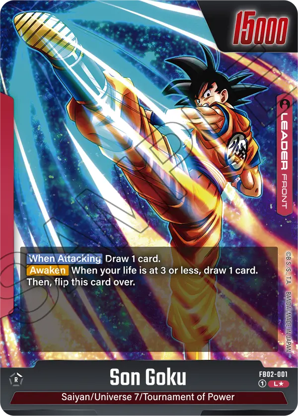 Son Goku (FB02 001) - Alt Art A1