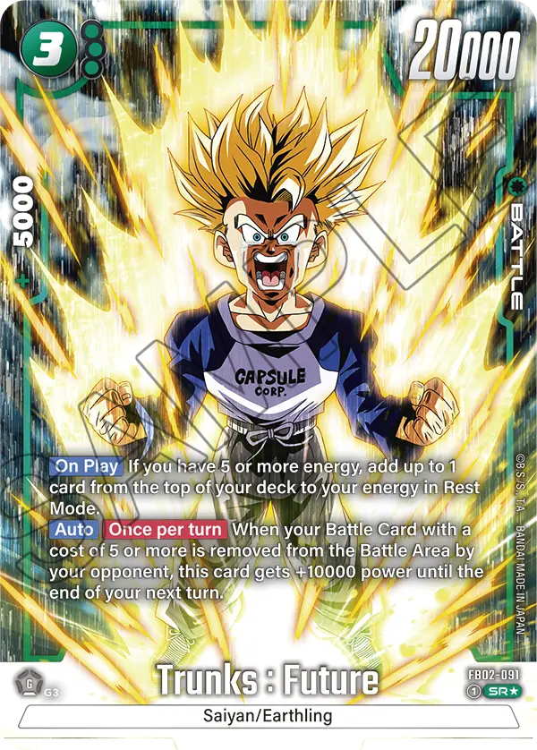Trunks : Future (FB02 091) - Alt Art A1