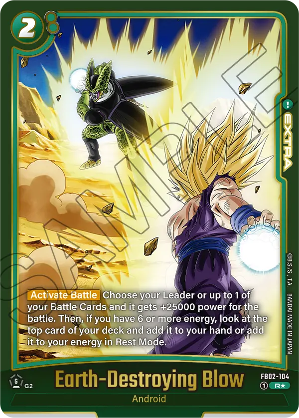 Earth-Destroying Blow (FB08 104) - Alt Art A1