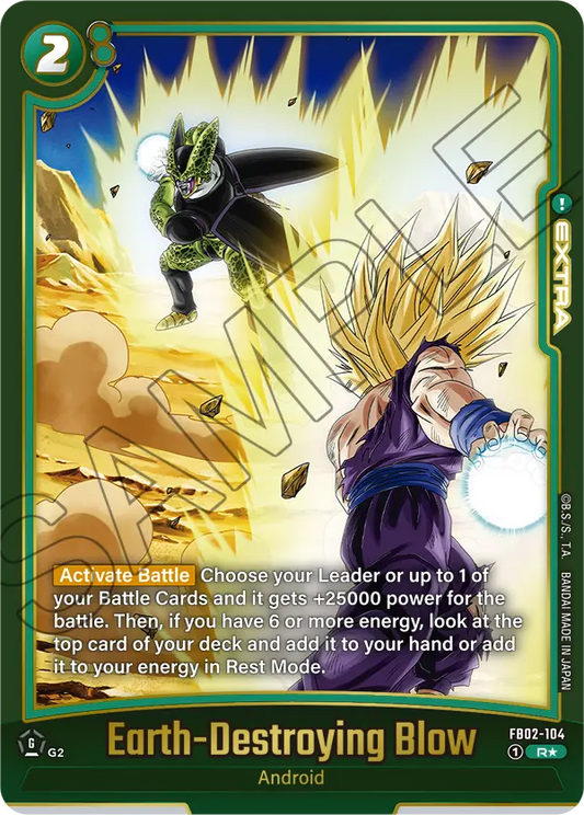 Earth-Destroying Blow (FB08 104) - Alt Art A1
