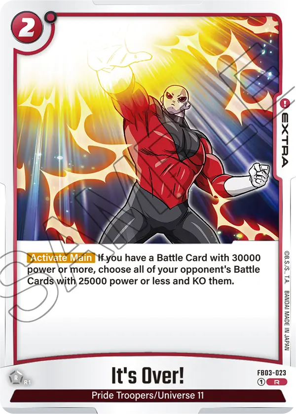 It's Over! (FB03 023)