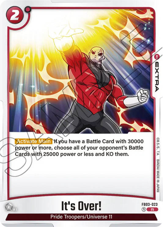 It's Over! (FB03 023)