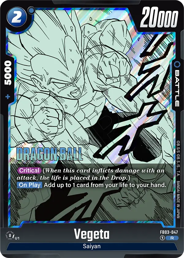Vegeta (SB02 047) - Alt Art A3
