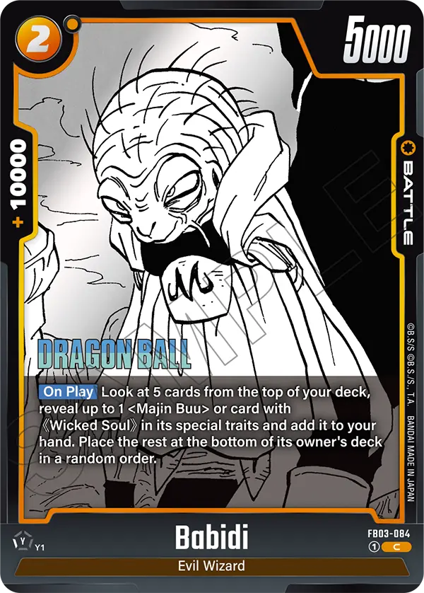 Babidi (SB01 084) - Alt Art A3