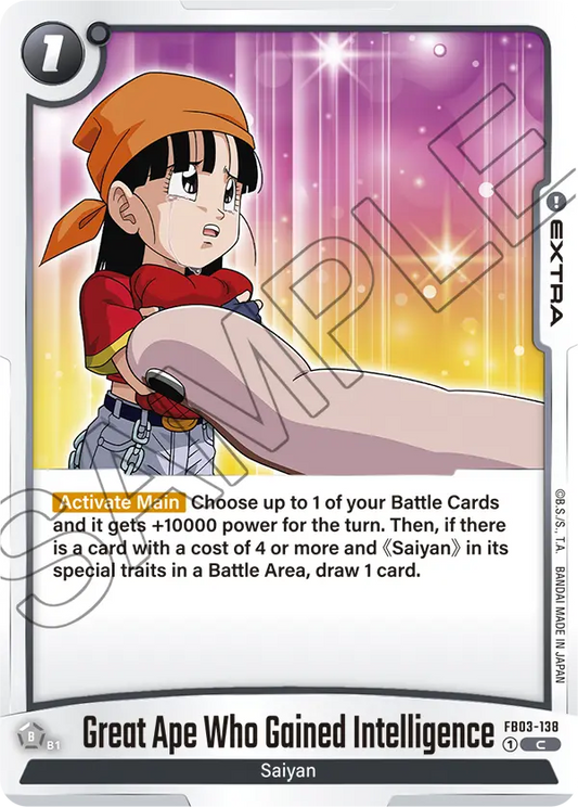 Great Ape Who Gained Intelligence (FB03 138)