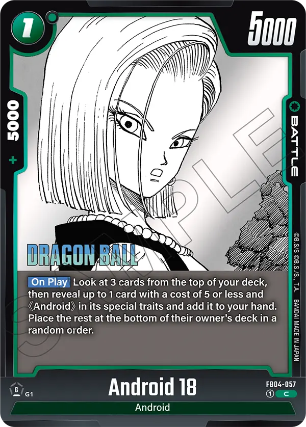 Android 18 (SB02 057) - Alt Art A3