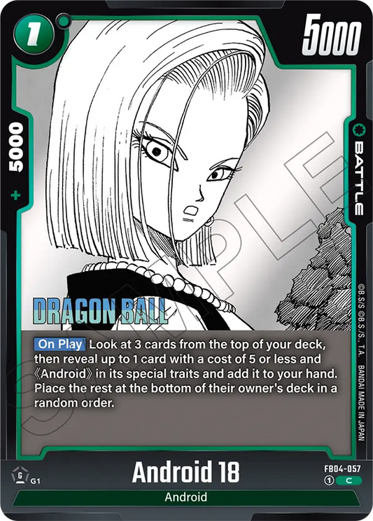 Android 18 (SB02 057) - Alt Art A3