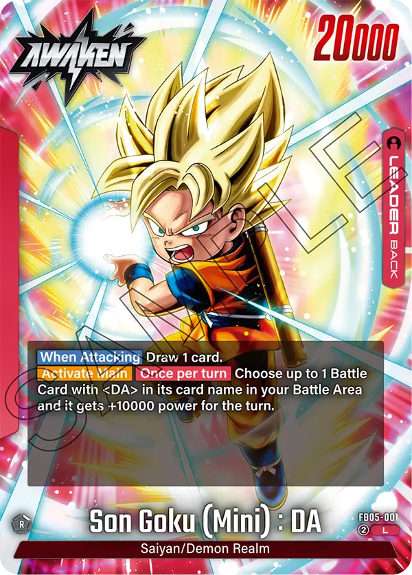 Son Goku (Mini) : DA (FB05 001)