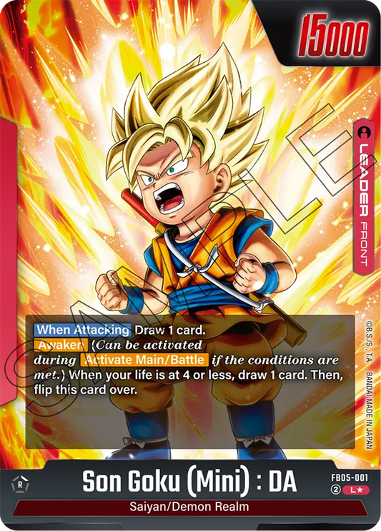 Son Goku (Mini) : DA (FB05 001) - Alt Art A1