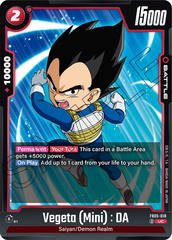 Vegeta (Mini) : DA (FB05 018)