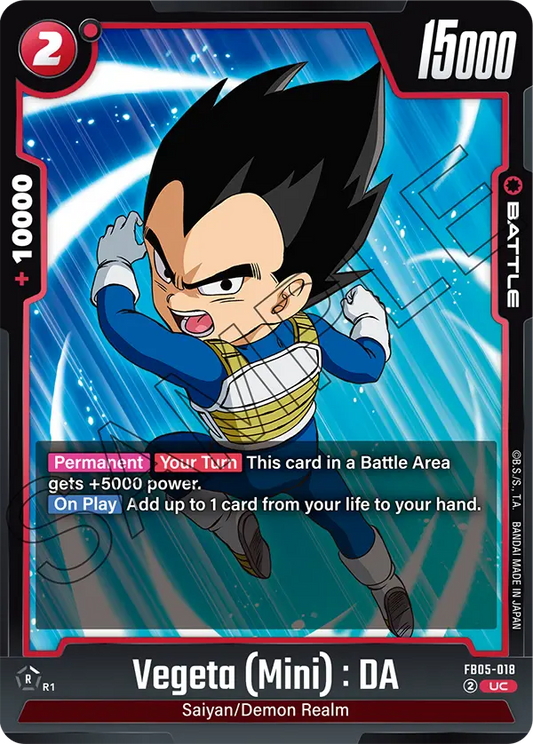 Vegeta (Mini) : DA (FB05 018)