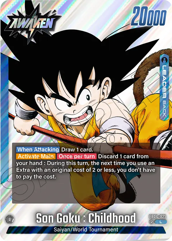 Son Goku : Childhood (SB01 025) - Alt Art A2