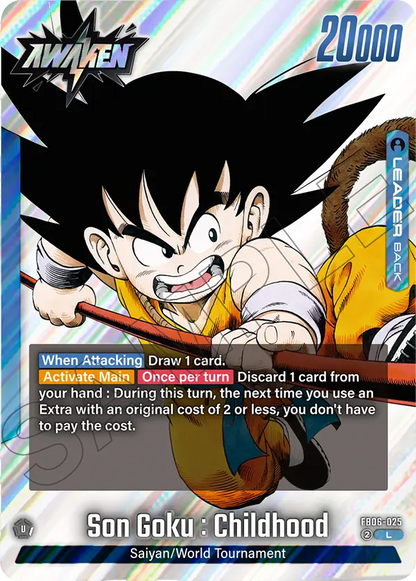 Son Goku : Childhood (SB01 025) - Alt Art A2