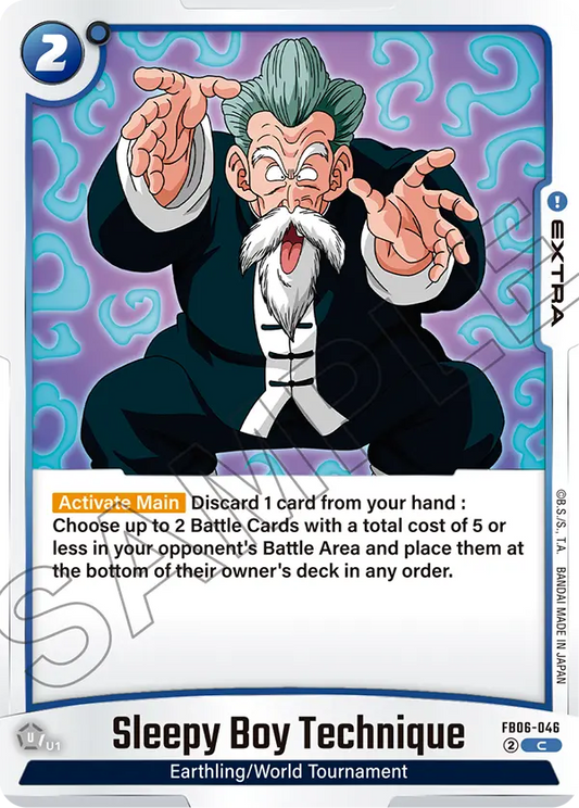 Sleepy Boy Technique (FB06 046)