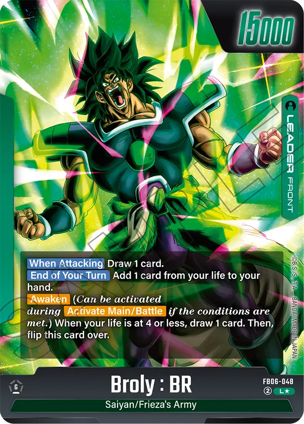 Broly : BR (FB06 048) - Alt Art A1
