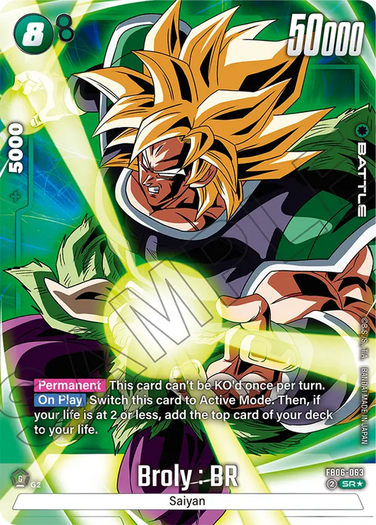 Broly : BR (FB06 063) - Alt Art A1