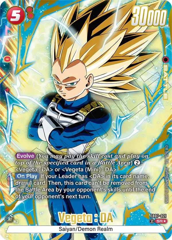 Vegeta : DA (FB07 021) - Alt Art A1