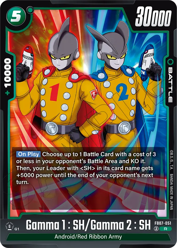 Gamma 1 : SH/Gamma 2 : SH (FB07 051)