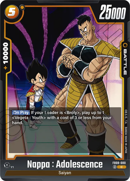 Nappa : Adolescence (FB08 080)