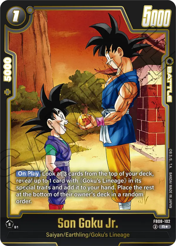 Son Goku Jr. (FB08 102) - Alt Art A1