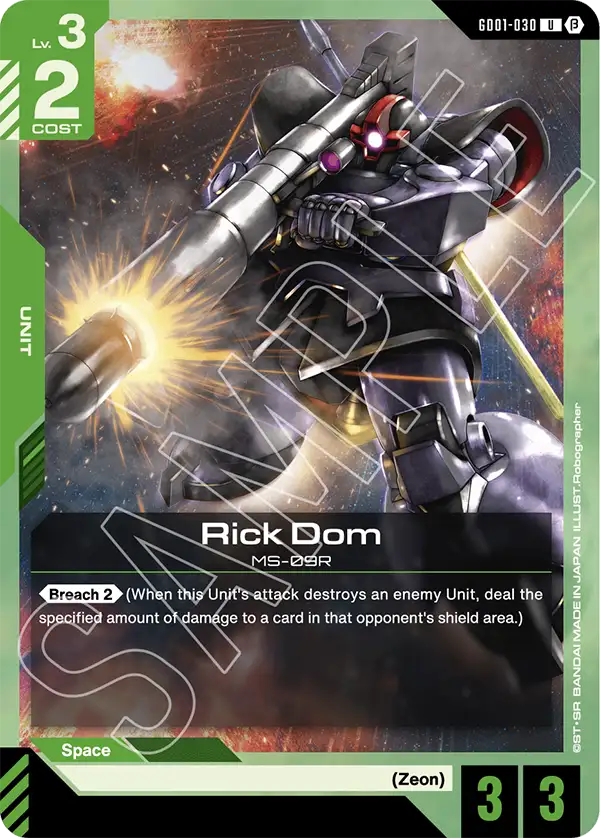 Rick Dom (GD01 030) - Alt Art A1