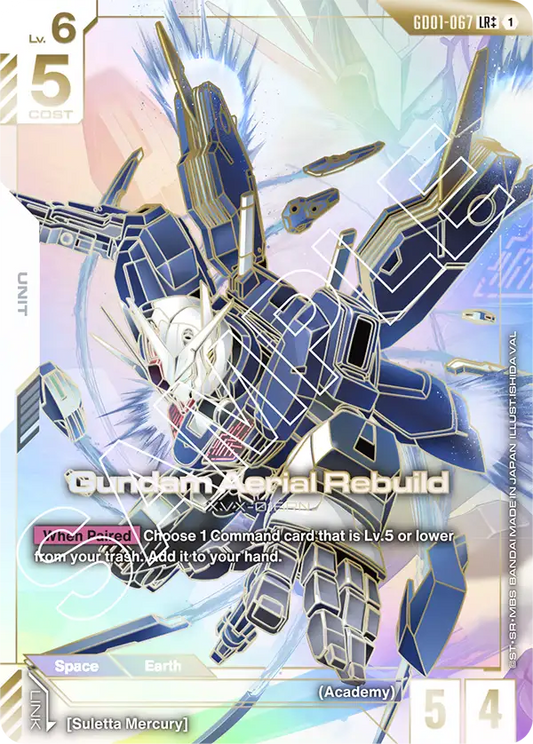 Gundam Aerial Rebuild (GD01 067) - Alt Art A2