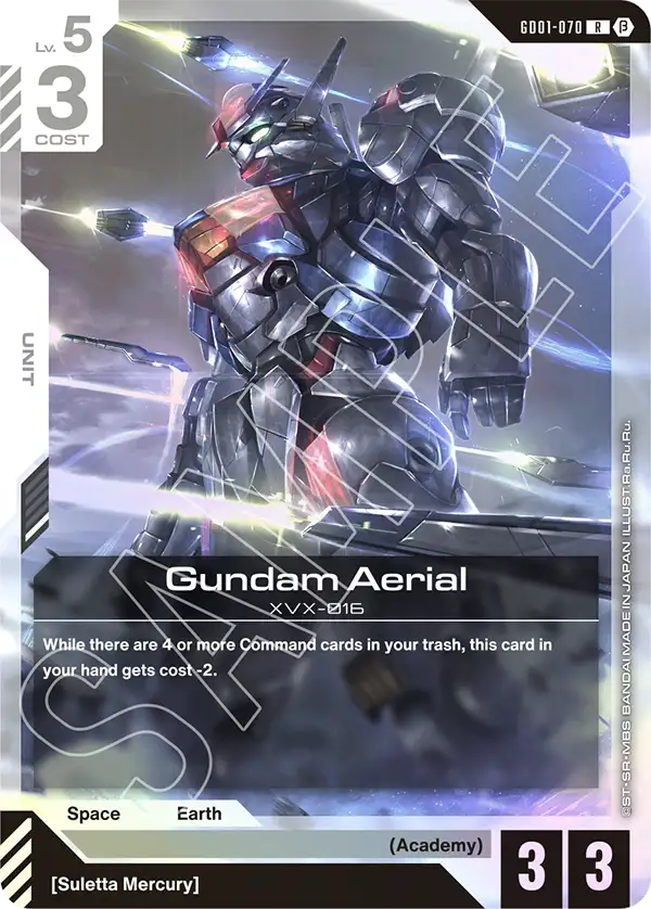 Gundam Aerial (GD01 070) - Alt Art A1