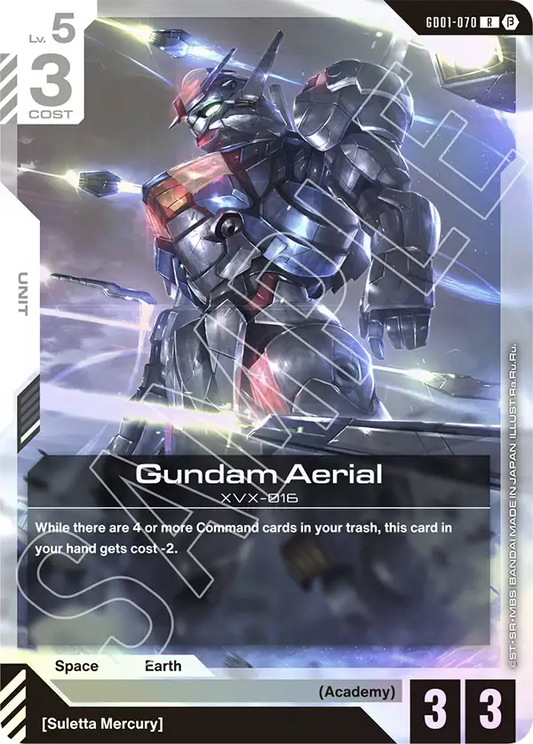 Gundam Aerial (GD01 070) - Alt Art A1