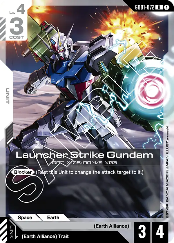 Launcher Strike Gundam (GD01 072)