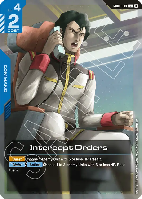 Intercept Orders (GD01 099) - Alt Art A1