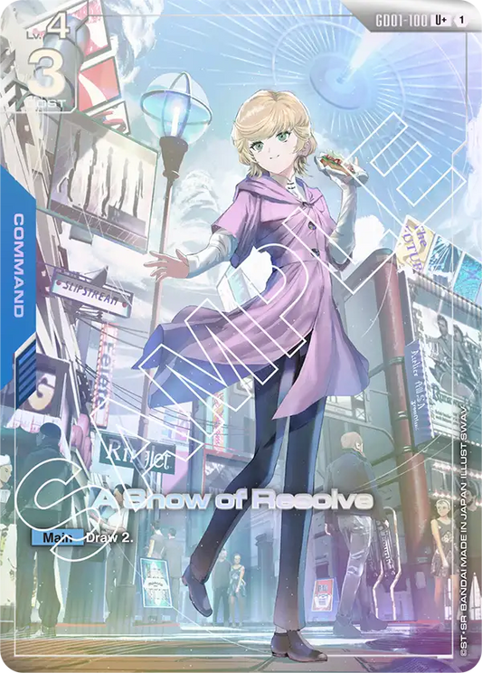 A Show of Resolve (GD01 100) - Alt Art A1