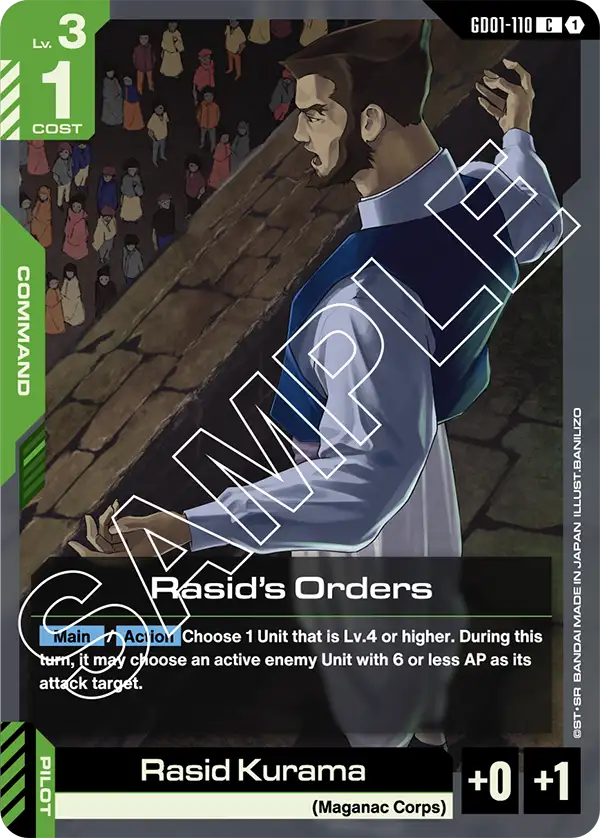 Rasid's Orders (GD01 110)