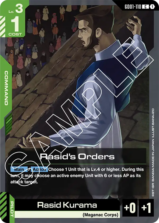 Rasid's Orders (GD01 110)