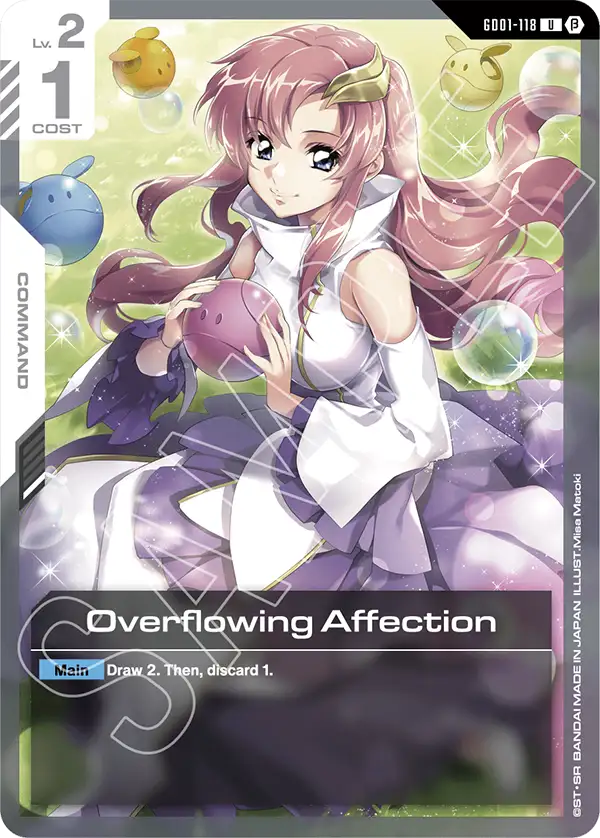 Overflowing Affection (GD01 118) - Alt Art A2
