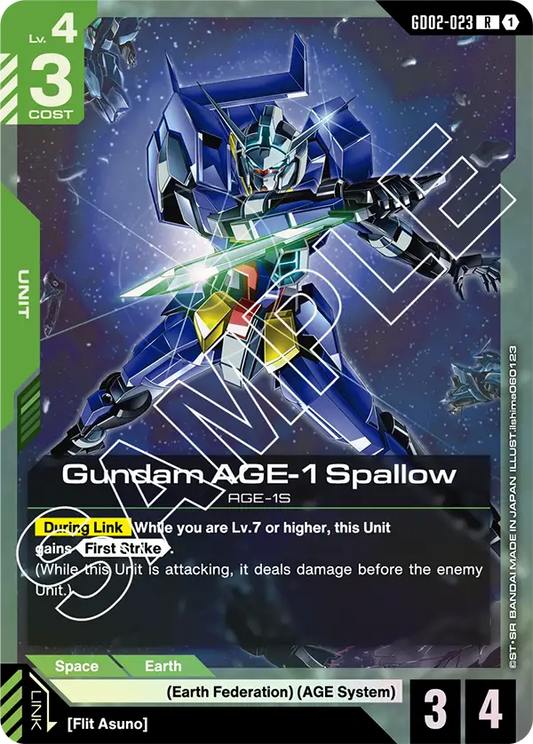 Gundam AGE-1 Spallow (GD02 023)