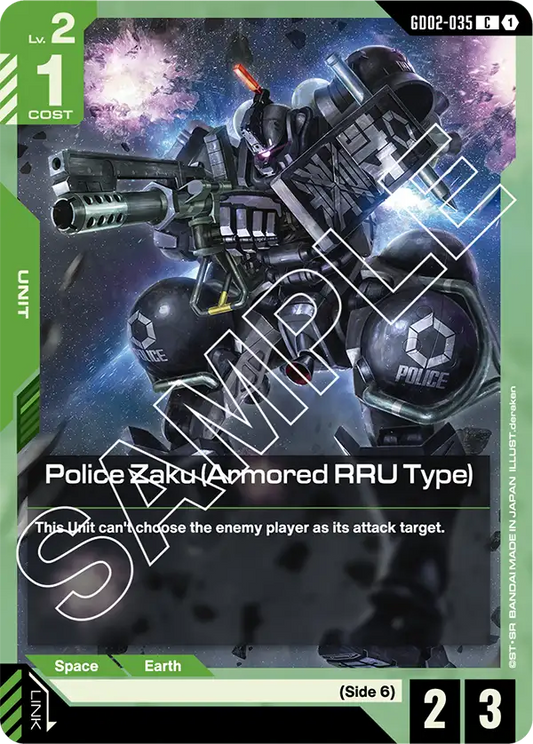 Police Zaku (Armored RRU Type) (GD02 035)